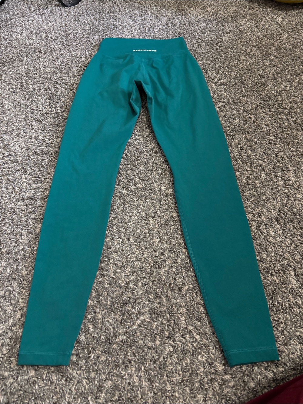 Alphalete leggings green xs athletic athleisure yoga sports gym good condition
